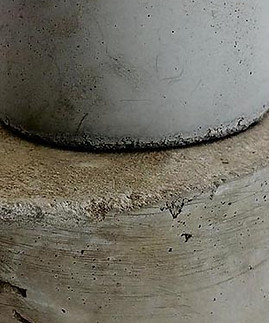 Beton used for Origami paper lamp