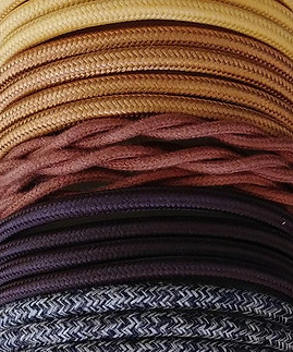 Cables used for Origami paper lamp