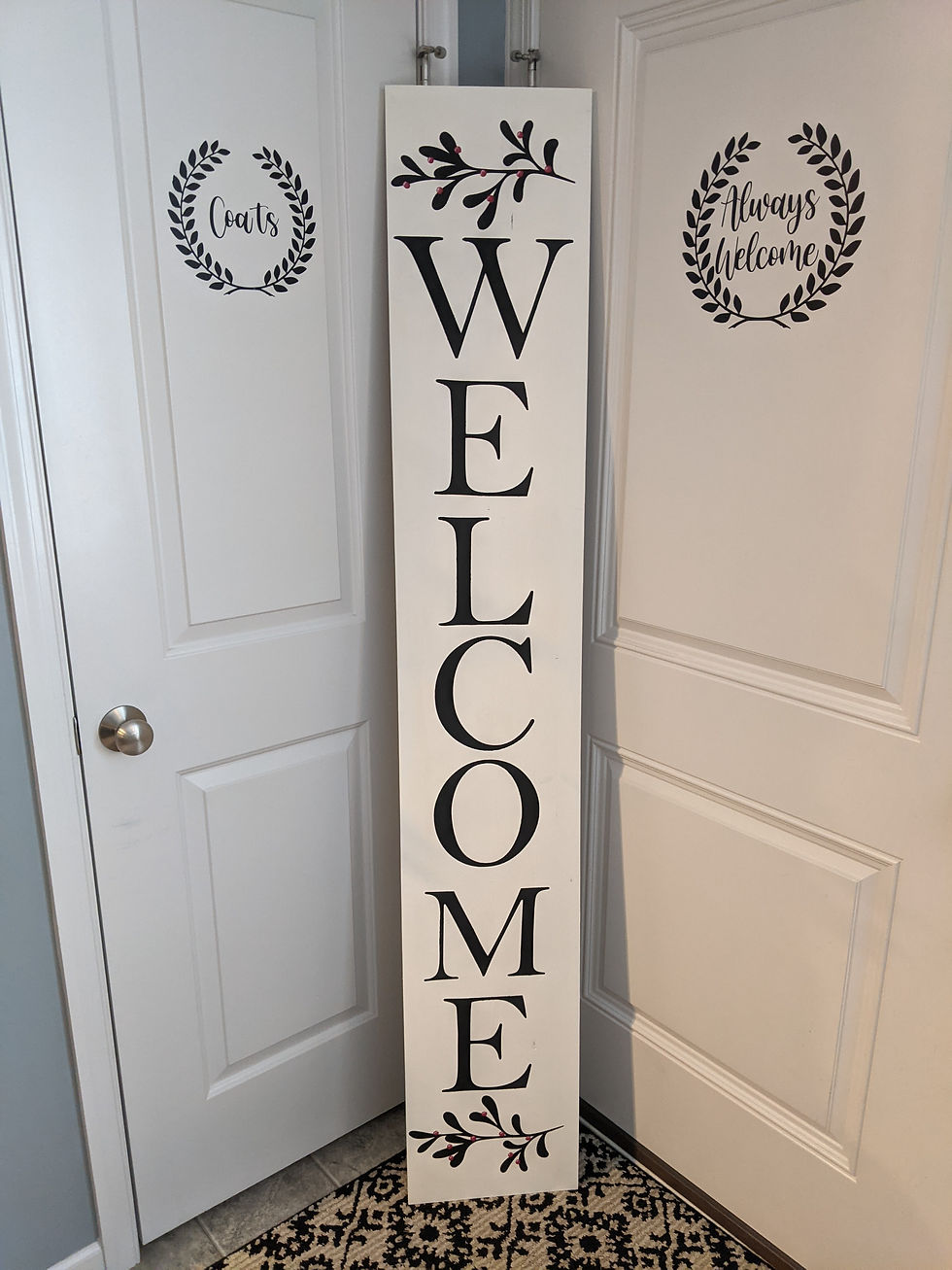 Thumbnail: Red Berries Welcome Sign