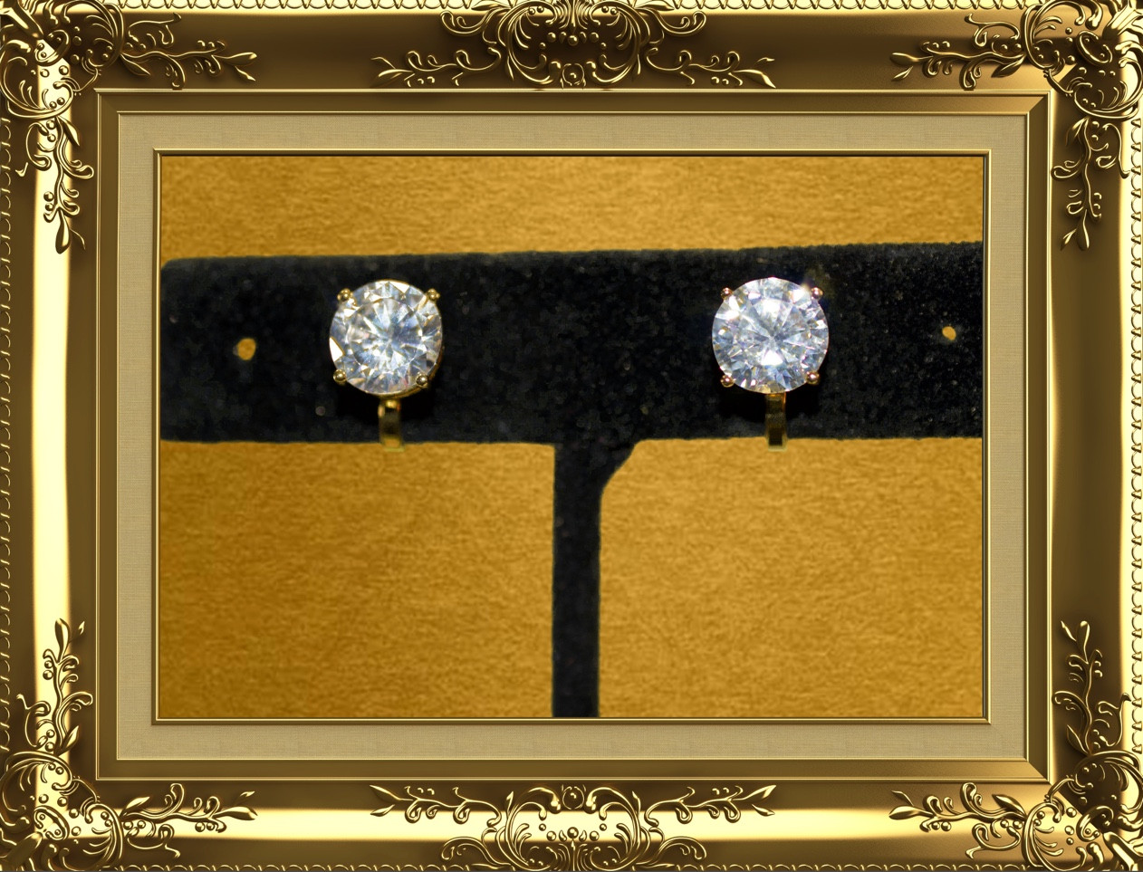 MANHATTEN POST STUD EAR RINGS