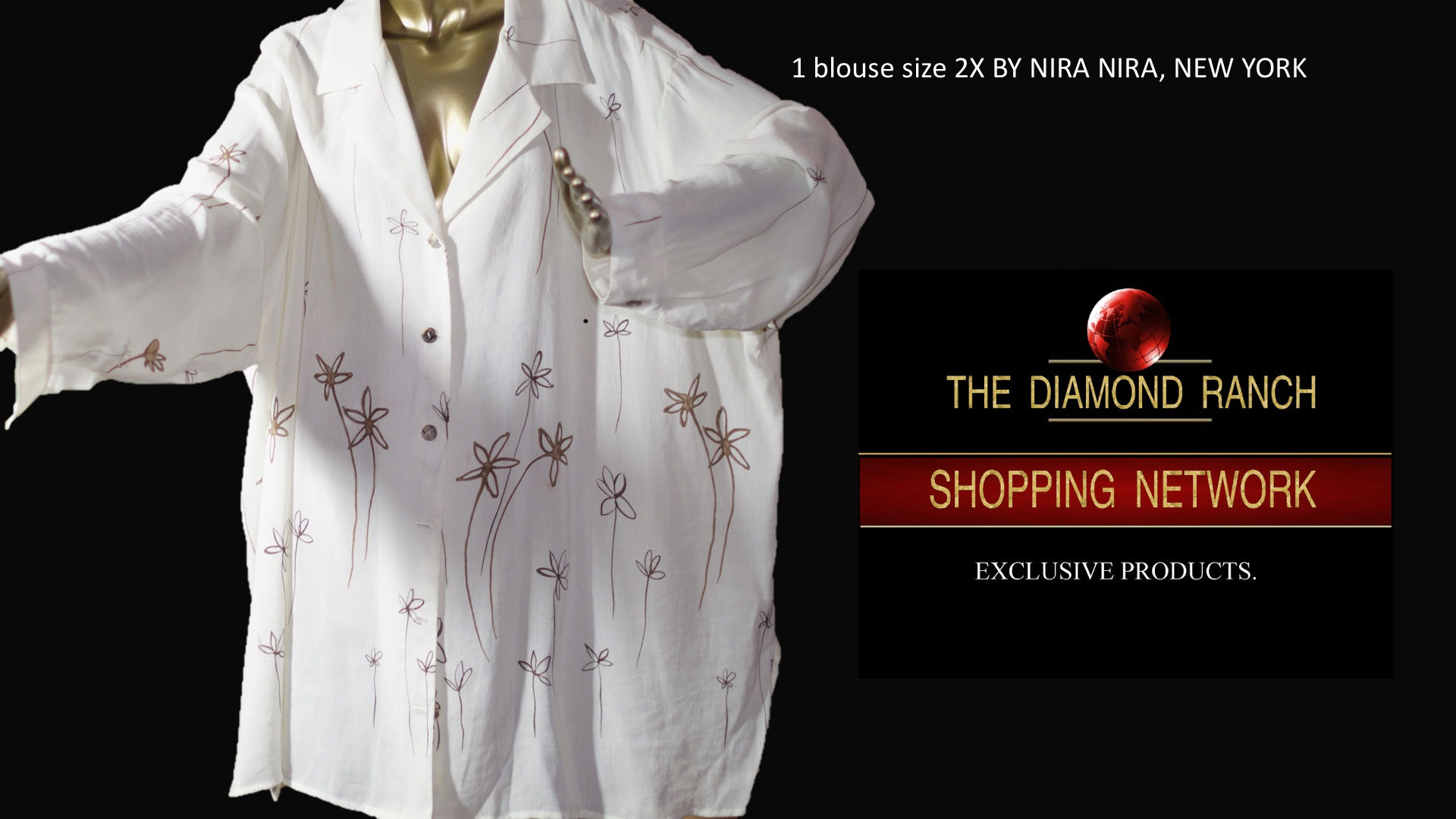 BLOUSE BY NIRA NIRA NEW YORK SIZE 2X