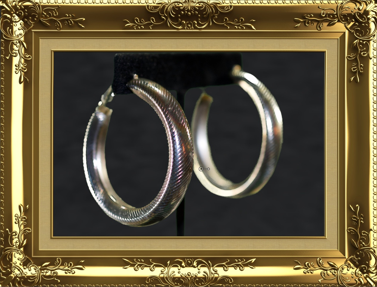 BURMESE PTYHON POST EAR RINGS