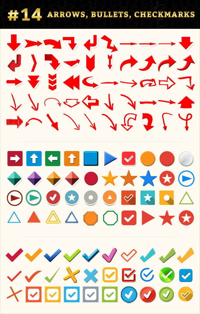 Module 14 - Arrows, Bullets, Checkmarks.