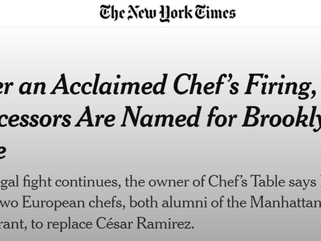 New York Times about Max Coming to New York City