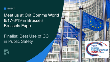Meet us at Critical Communications World 2025