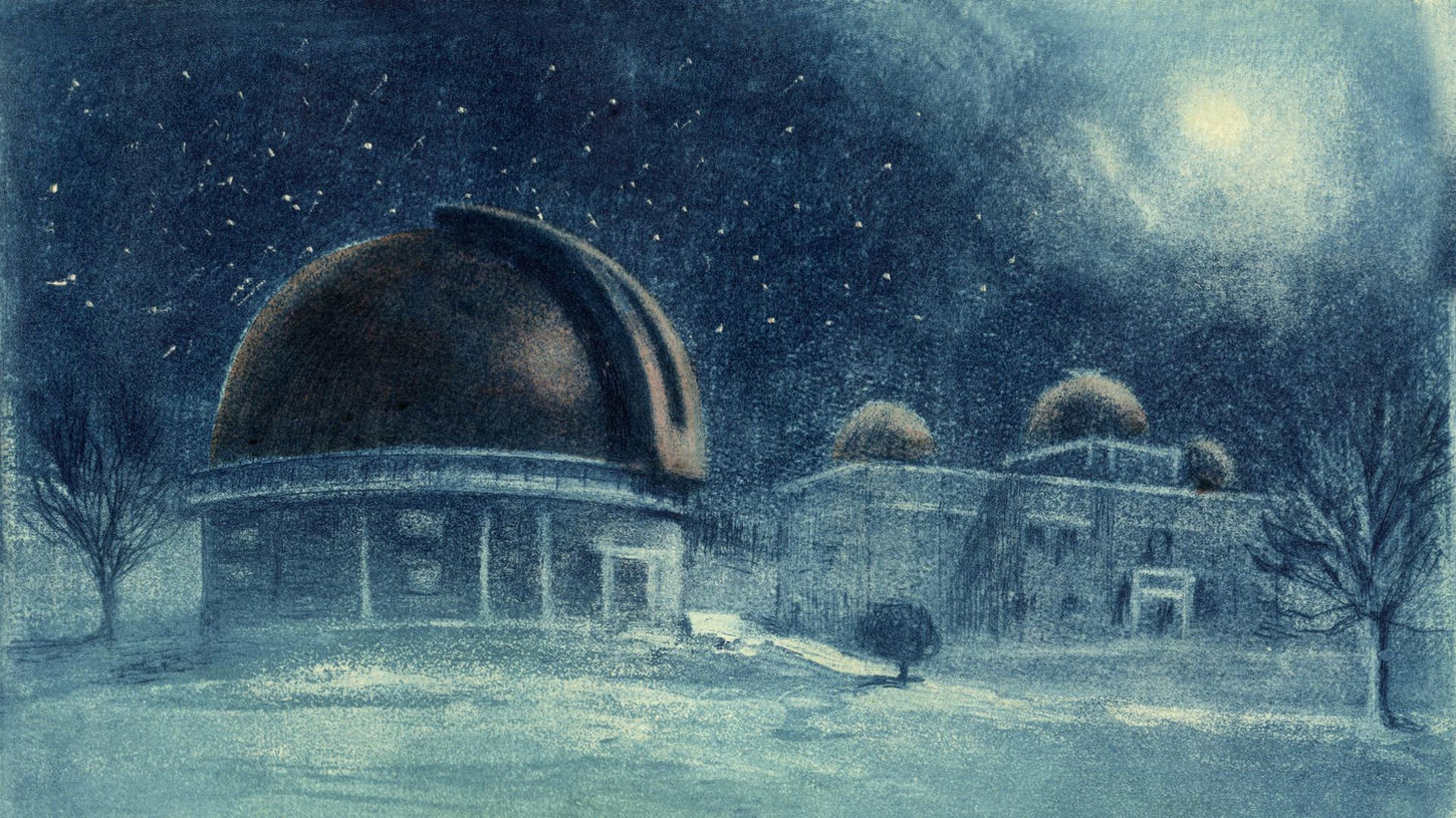 David Dunlap Observatory, 1934
Artist Unknown
UofT Archives
David Dunlap Observatory Scrapbook
