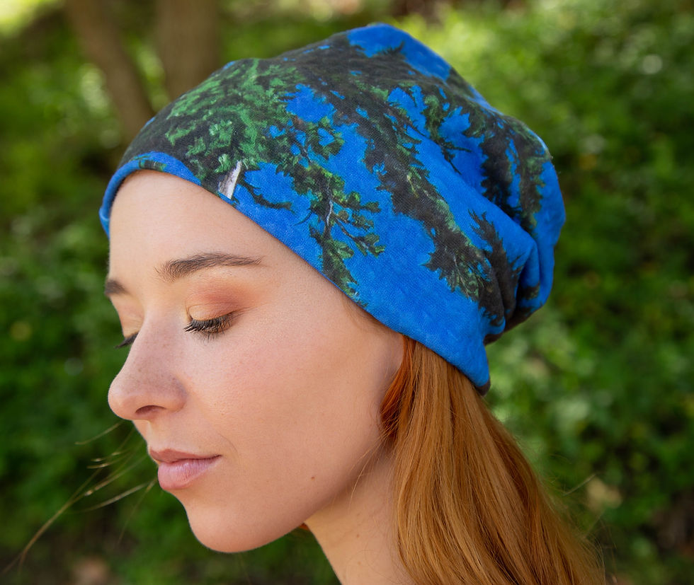 California Dreamin' Reversible Cotton Beanie