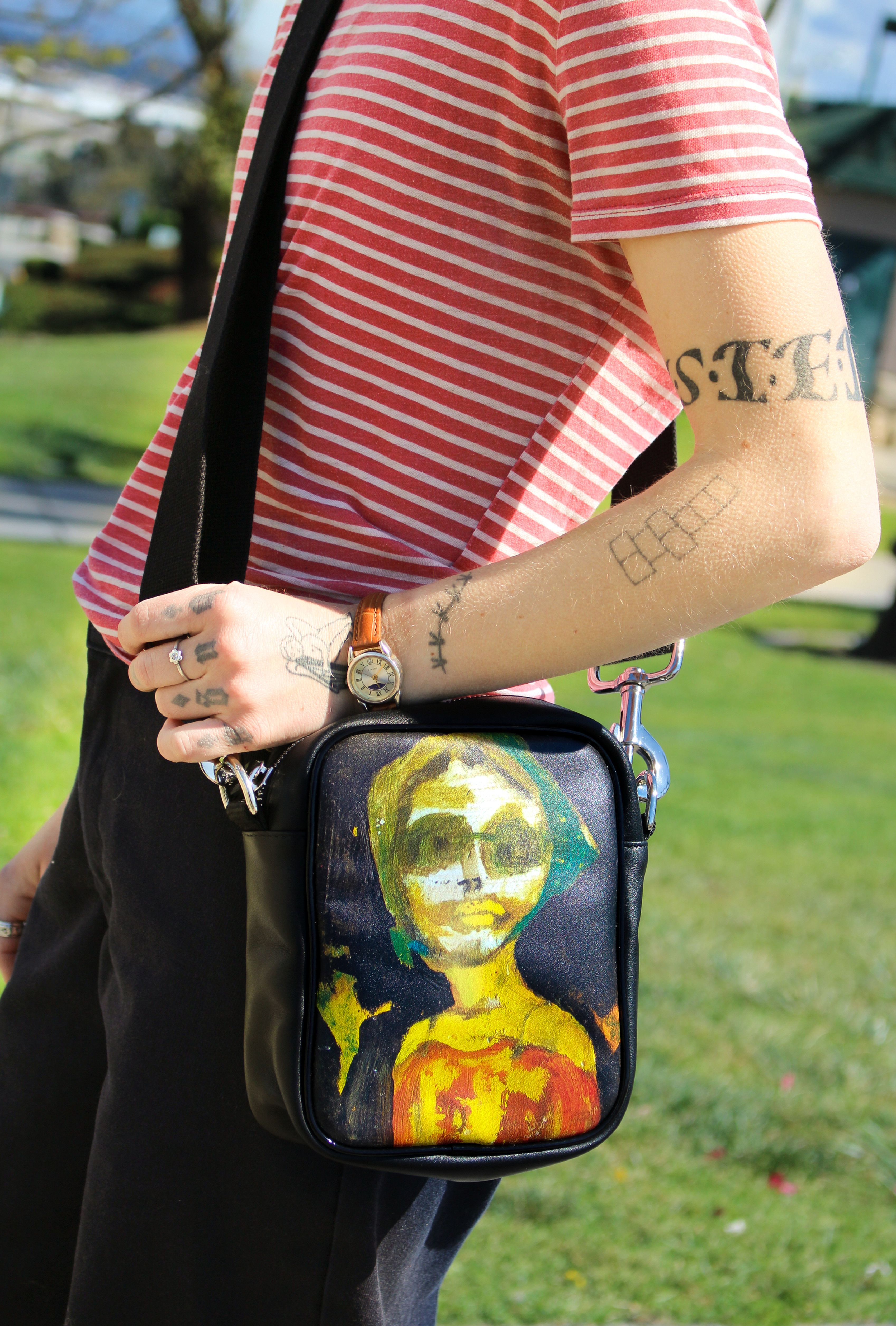 'My Mona Lisa' Messenger Bag