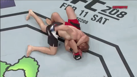 Der erste und einzige NoGi Ezekiel in der UFC.