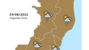 Agosto termina com chuva e ventos fortes