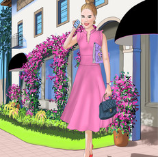 Digital Illustration for Boca Raton Realtor Karina Frangulyan