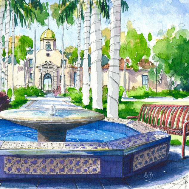 Old Town Hall and the Fountain