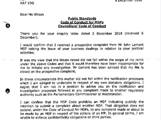 Smear Campaign – Part 3 – Being investigated & Expenses