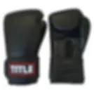 Title Powerhide Black Sparring Gloves