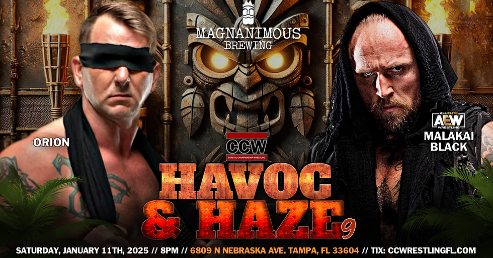 Malakai Black vs. Orion - CCW Havoc & Haze 9 at Magnanimous Brewing in Tampa, FL