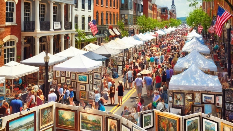 Old Town Alexandria Art Show and Craft Spring Fair