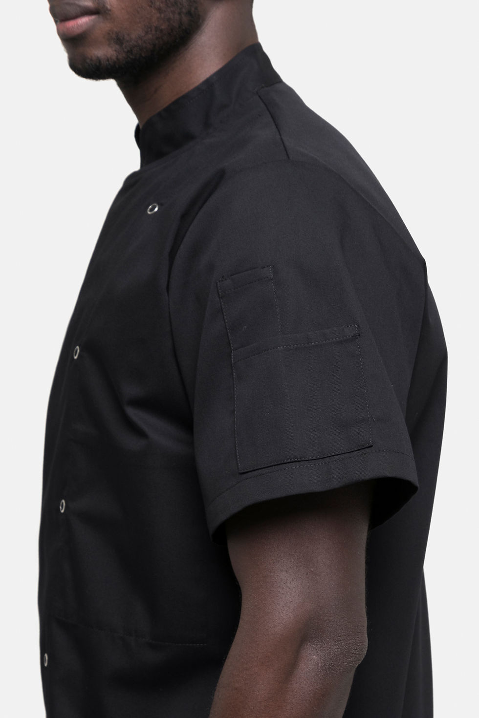 Miniatura: Chaqueta de cocinero unisex manga corta