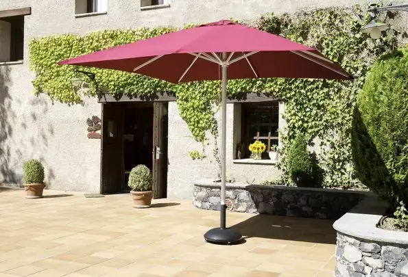 Miniatura: parasol cuadrado de 3 metros