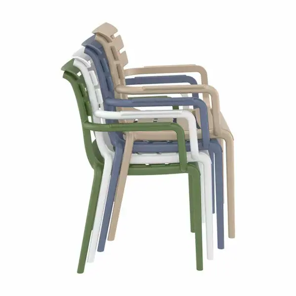 Miniatura: Silla con brazos para exteriores diseño moderno