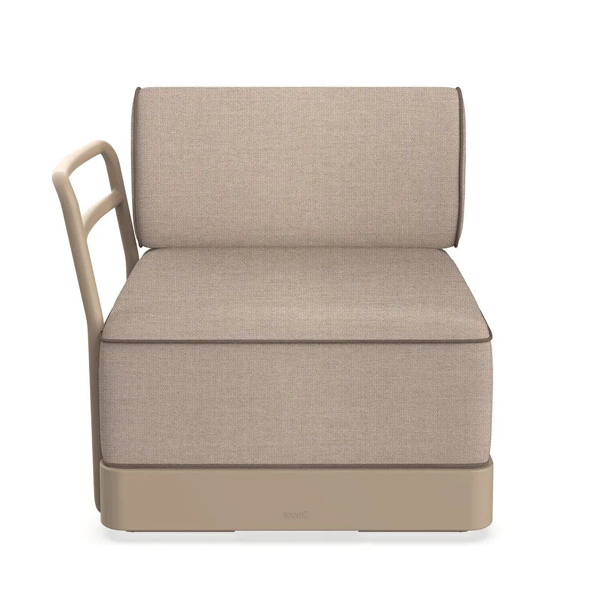 Sillón Terminal Brisa Duna con cojines Mud