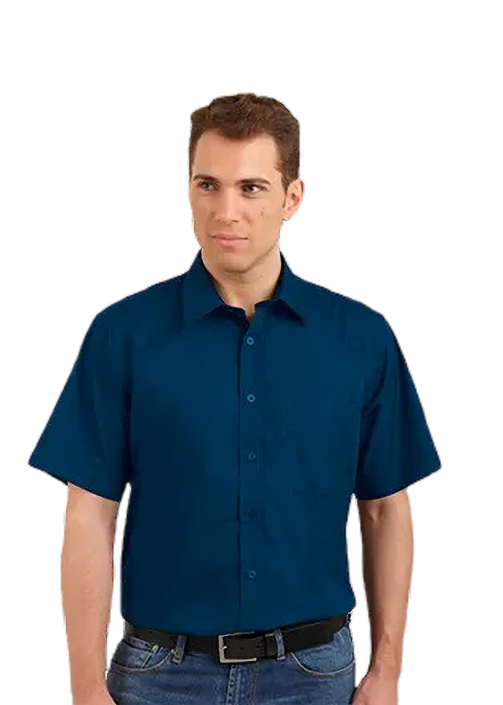 Camisa de hombre manga corta