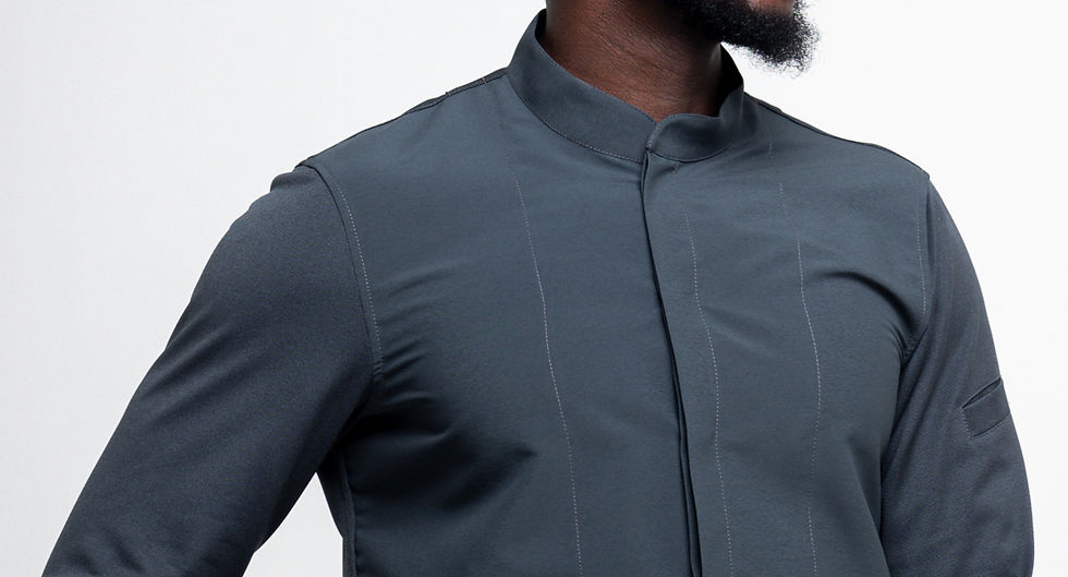 Chaqueta de cocina elástica