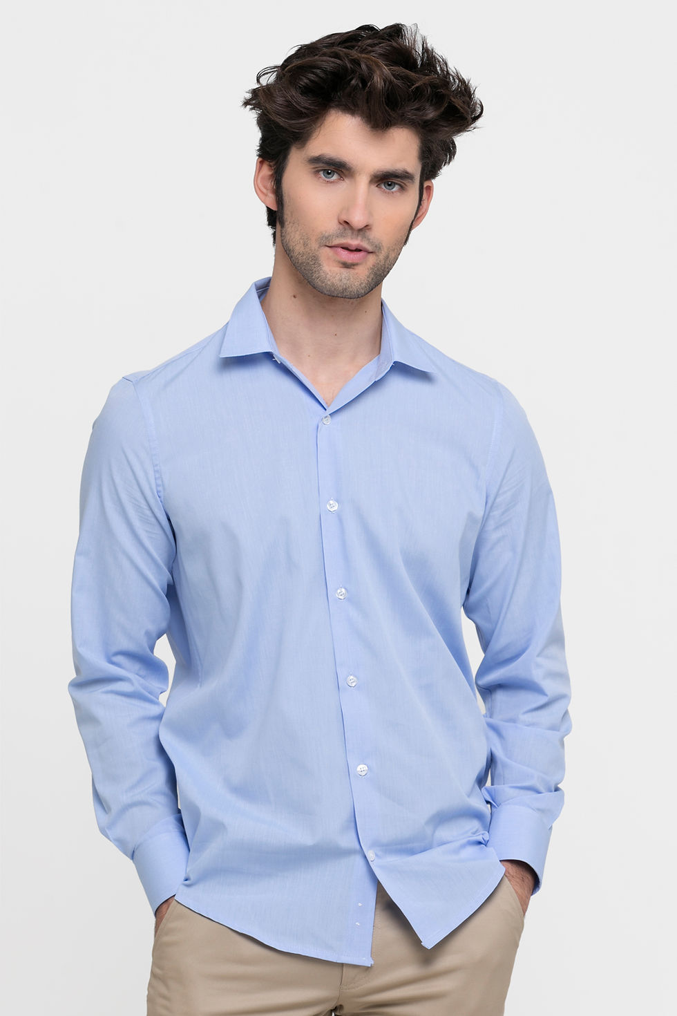 Miniatura: Camisa de hombre Azul Celeste