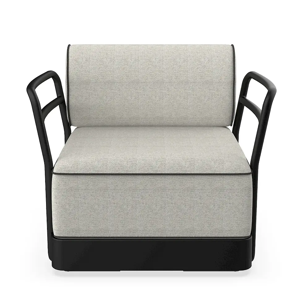 Miniatura: Sillón Brisa Noche con tapizado Crevin Salina