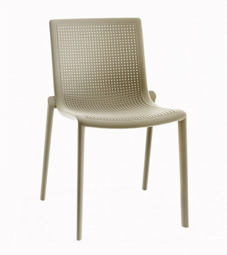 Miniatura: silla de pp con fibra de vidrio para restaurantes, cafeterías