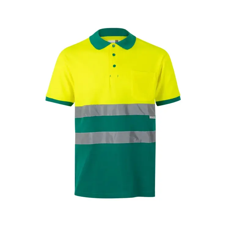 Miniatura: polo bicolor alta visibilidad