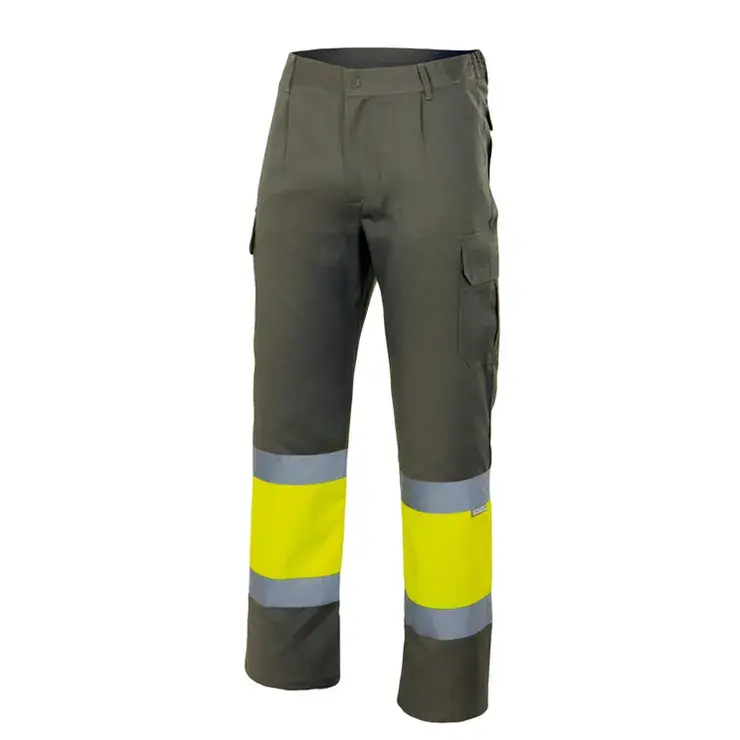 Miniatura: Pantalon multibolsillos alta visibilidad
