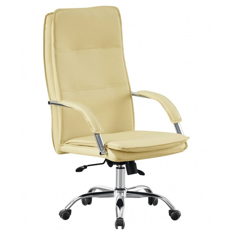silla ergonómica de oficina NEROTH color crema