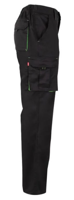 Pantalón de trabajo elástico bicolor