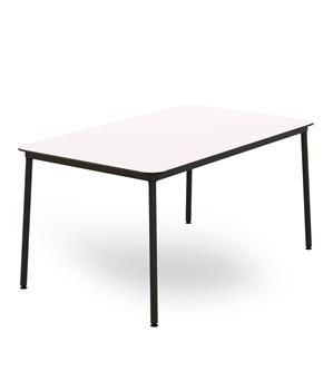 Miniatura: mesa comedor o trabajo patas aluminio lacado sobre HPL