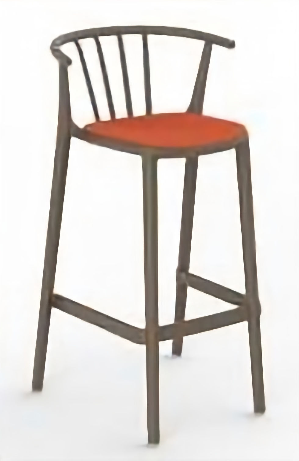 taburete woody alto estructura polipropileno tapizado impermeable