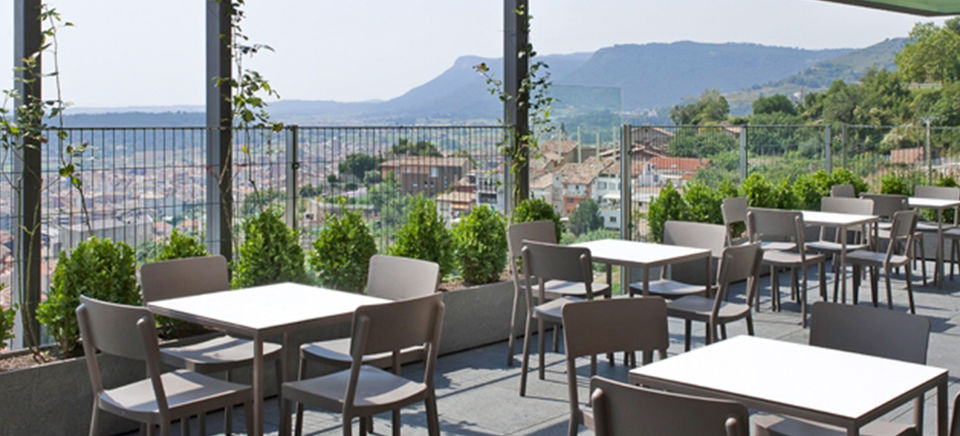 Silla de terraza para bares y restaurantes
