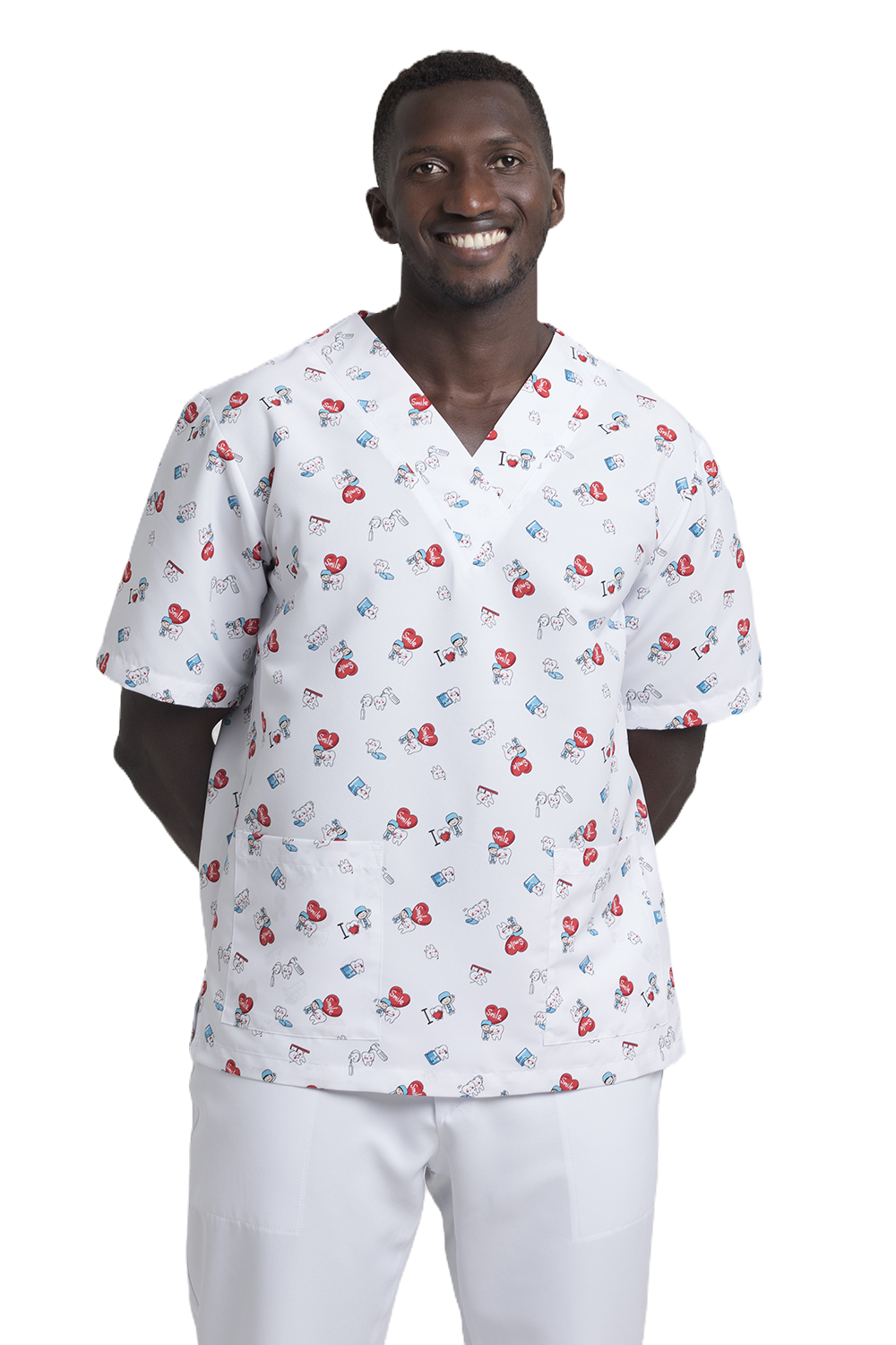 casaca unisex tejido transpirable estampado