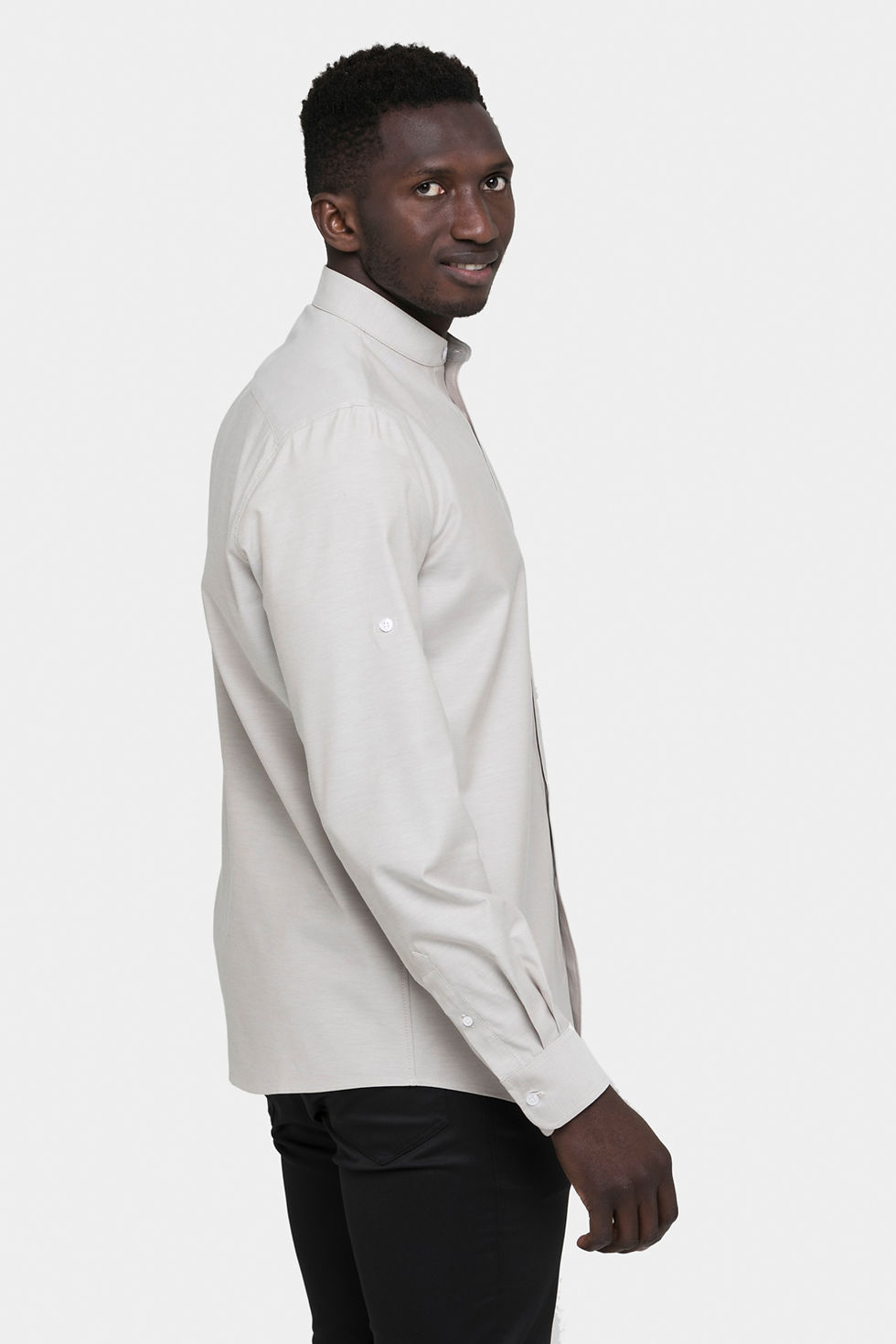 Miniatura: Camisa cuello maho de hombre