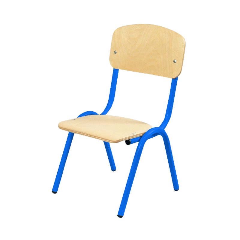 Miniatura: silla infantil para guarderias y colegios con madera de haya