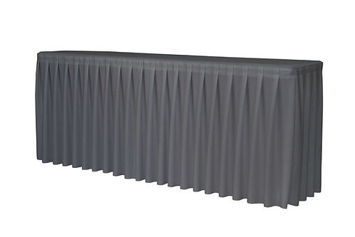 Funda  plisada textil de mesas de eventos
