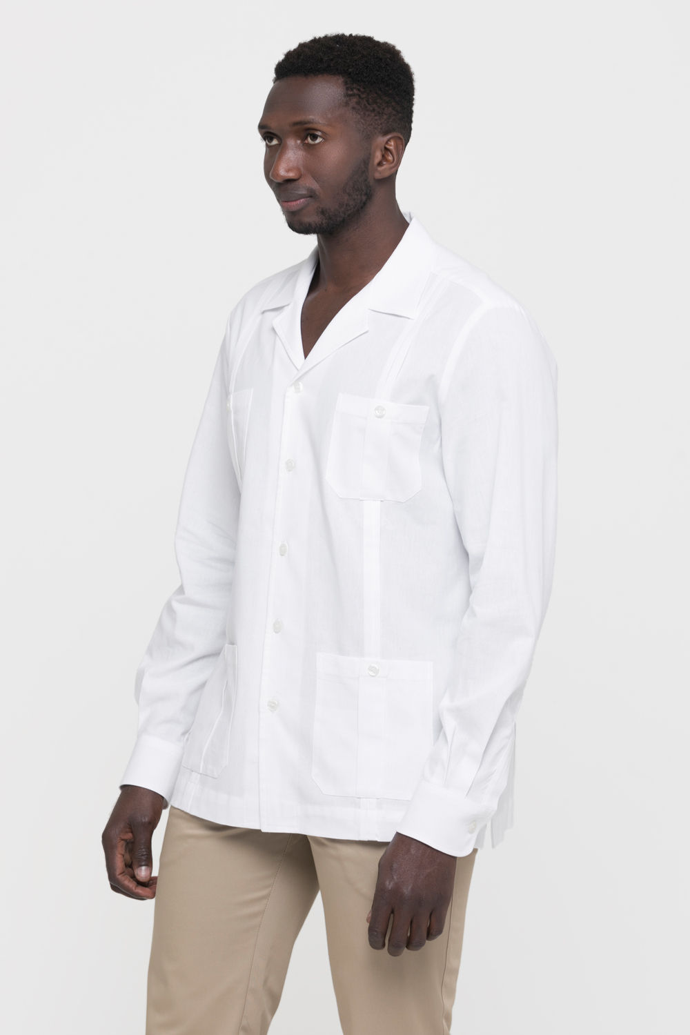 Camisa guayabera blanca