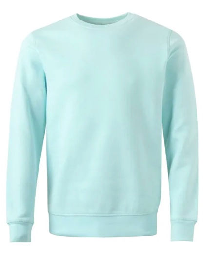 Sudadera algodón orgánico cuello redondo