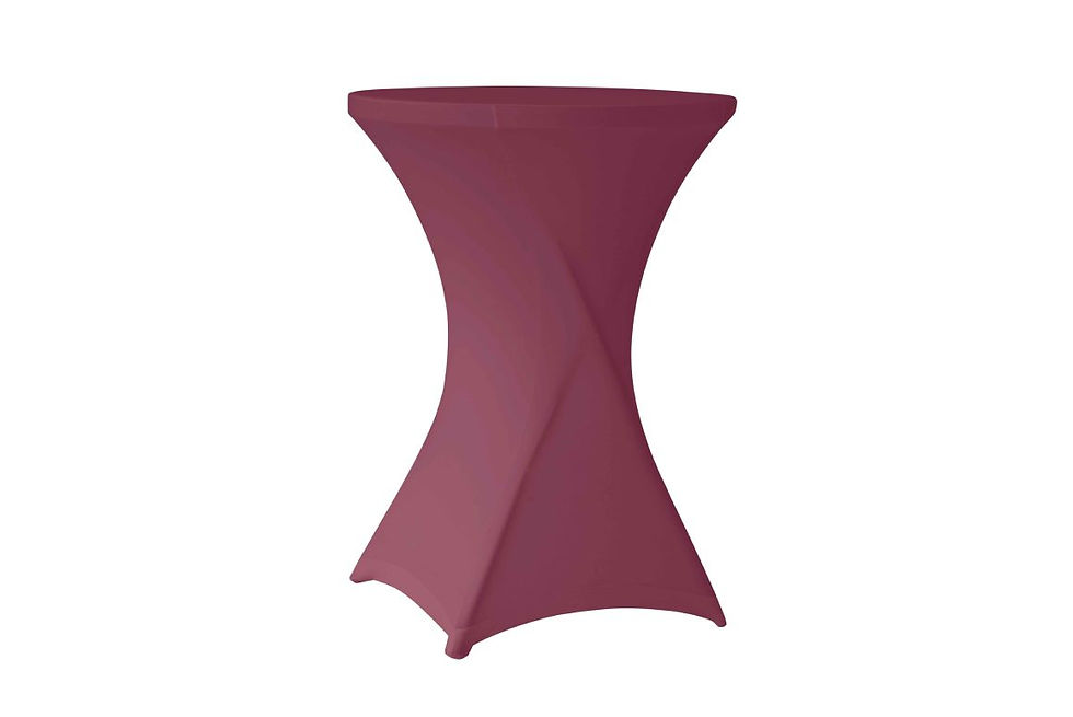 Miniatura: Funda para mesas altas redondas,uso profesional