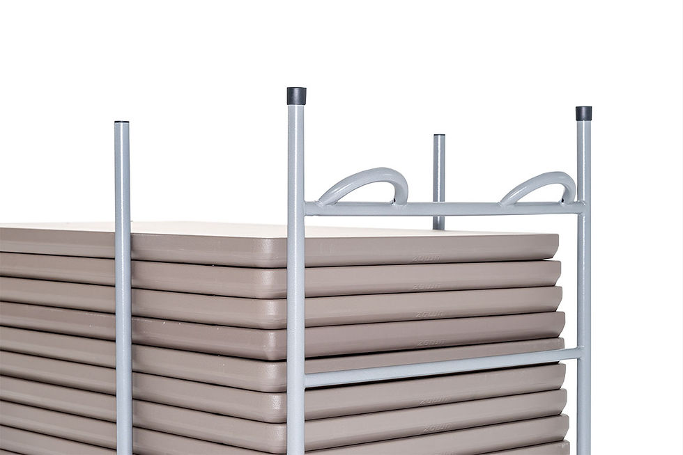 Miniatura: carro de tranporte de mesas plegables grandes