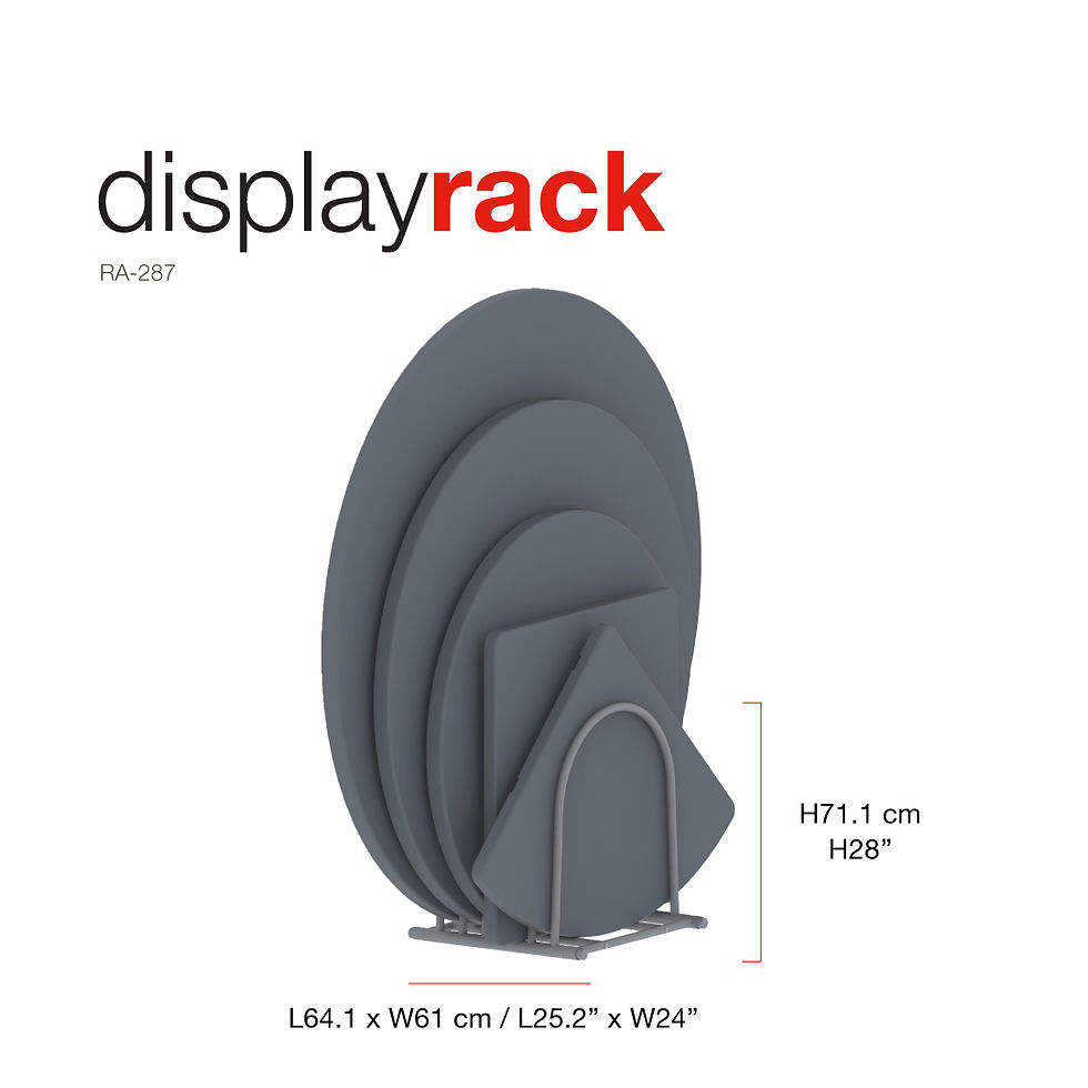 Expositor de mesas de catering