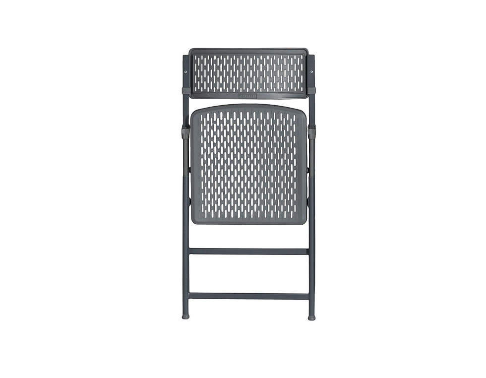 Miniatura: Silla plegable para eventos gris