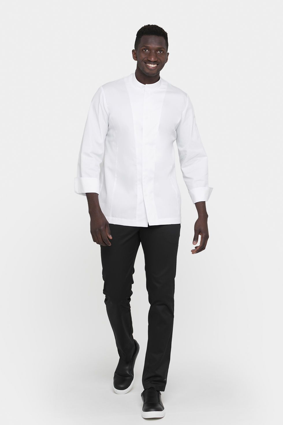 Miniatura: Chaqueta cocina unisex blanca
