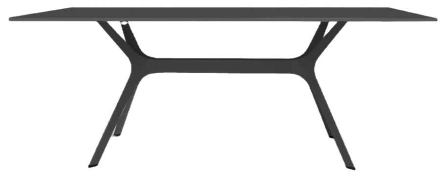 Miniatura: Estructura para mesa rectangular vela