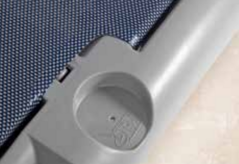 Miniatura: Tumbona marina y marina beach de Resol fabricada en polipropileno y tejido textiline  protección rayos solares
