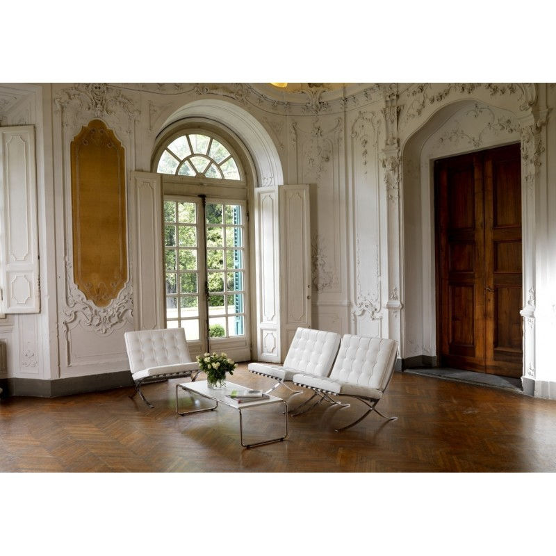 Miniatura: Silla BARNA (T), diseño, acero inoxidable, piel top negra